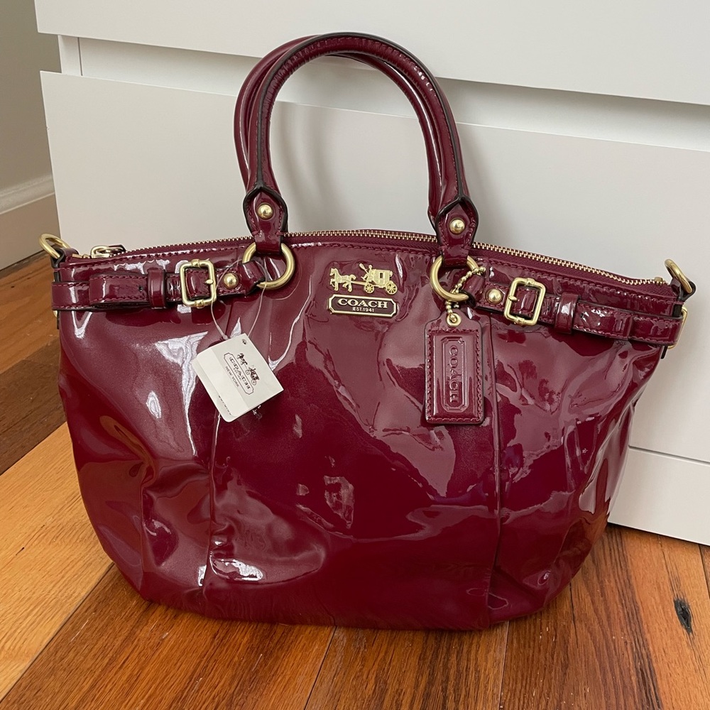Coach Mad Pat Sophia purse